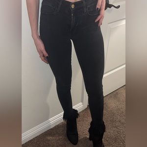 Frame black jeans